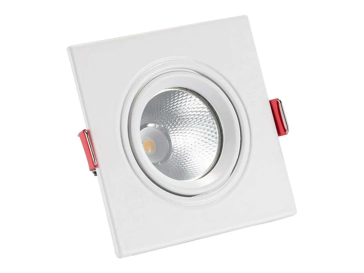 Foco Downlight LED 5W Cuadrado Madison Corte Ø 75 mm 3000K Blanco Cálido