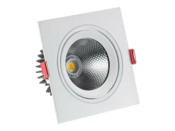 Foco Downlight LED 10W Cuadrado Madison Corte Ø 95 mm 3000K Blanco Cálido