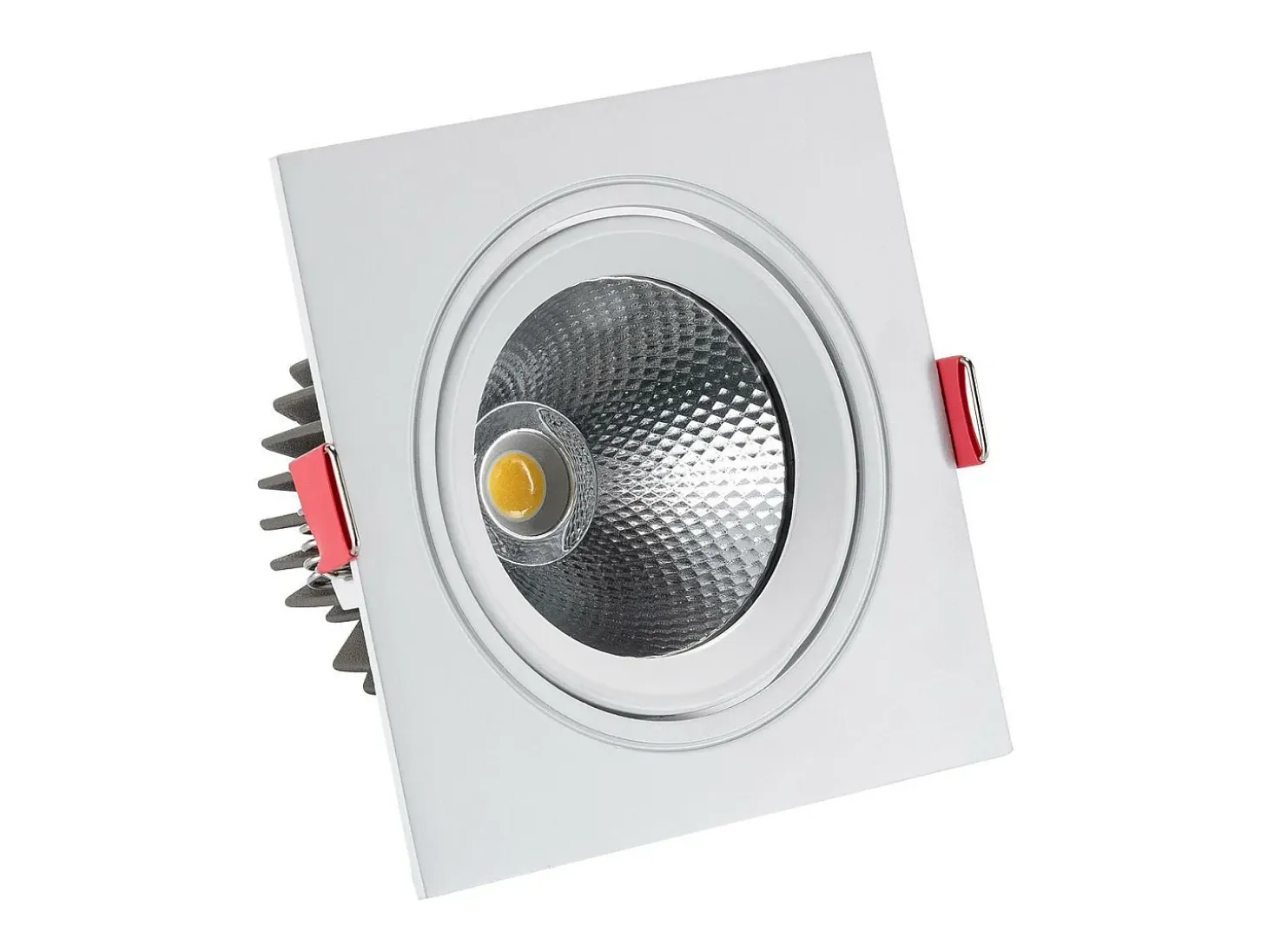 Foco Downlight LED 10W Cuadrado Madison Corte Ø 95 mm 3000K Blanco Cálido