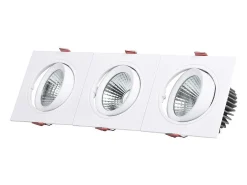 Foco Downlight LED 15W Rectangular Madison Corte 255x75 mm 3000K Blanco Cálido