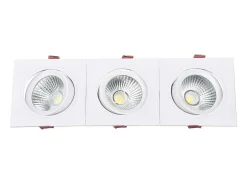 Foco Downlight LED 15W Rectangular Madison Corte 255x75 mm 3000K Blanco Cálido
