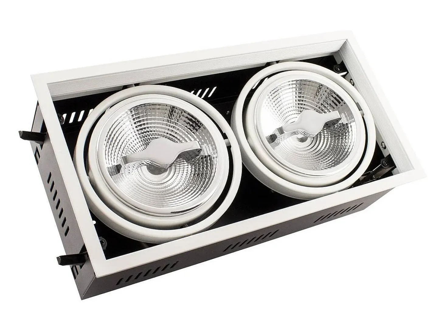 Foco Downlight LED 30W Regulable Kardan AR111 Corte 315x165 mm No Flicker 4000K Blanco Neutro