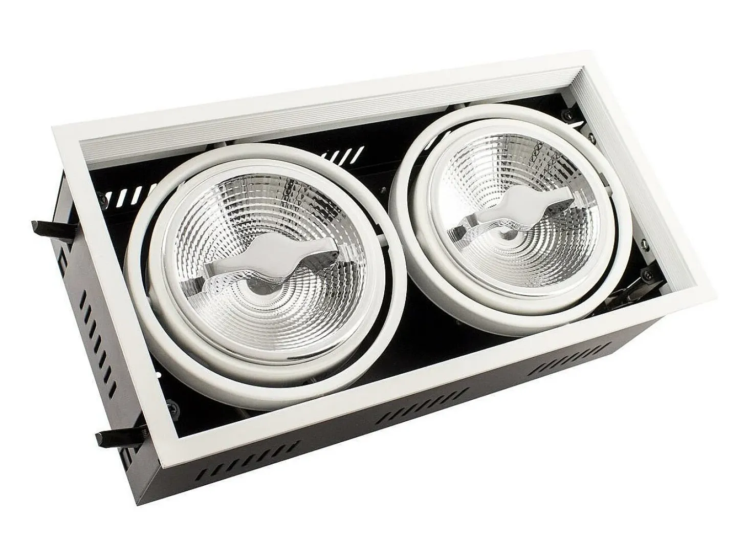 Foco Downlight LED 30W Regulable Kardan AR111 Corte 315x165 mm No Flicker 5500K Blanco Frío