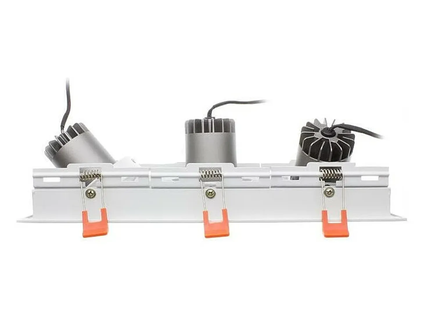 Foco Downlight LED 3x10W CREE-COB Direccionable Madison (UGR 19) Corte 295x110 mm 5000K Blanco Frío