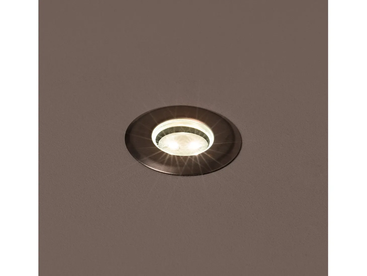 Foco Exterior LED Empotrable Suelo Mini 3000K Blanco Cálido