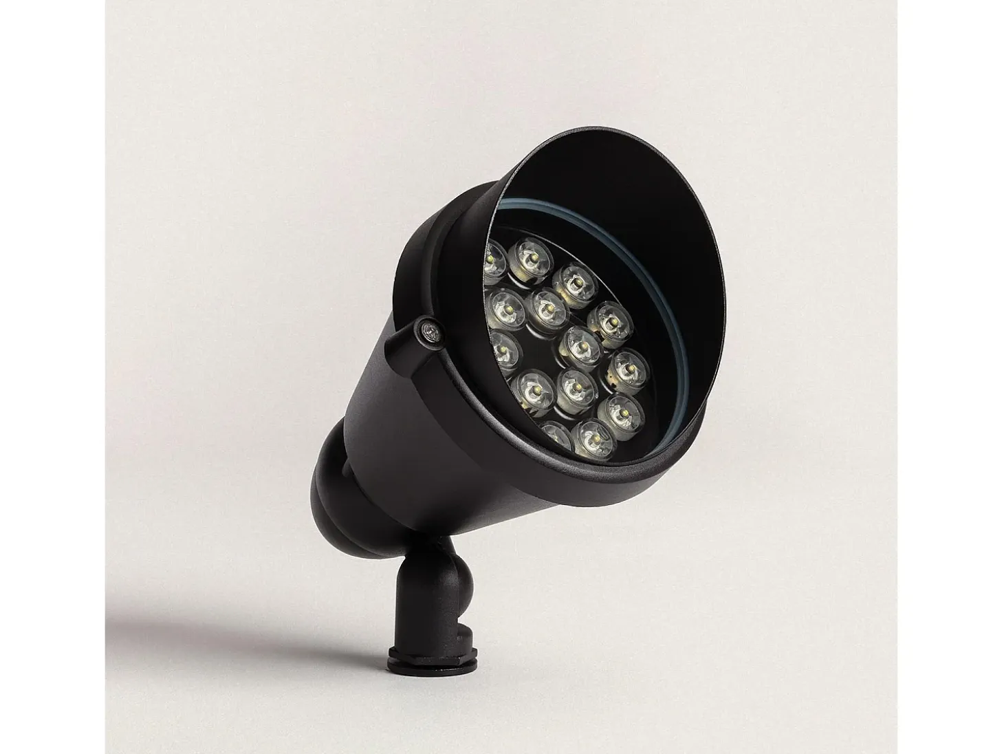 Foco Exterior LED 18W con Pincho Giverny 4000K Blanco Neutro
