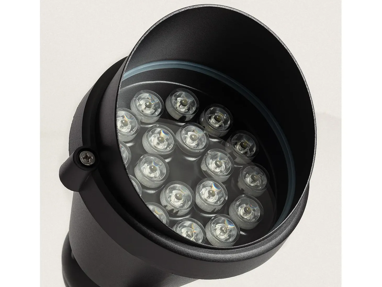 Foco Exterior LED 18W con Pincho Giverny 4000K Blanco Neutro