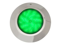 Foco Piscina Superficie LED RGBW Sumergible 12V DC IP68 Acero Inoxidable 24W RGBW
