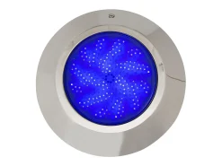 Foco Piscina Superficie LED RGBW Sumergible 12V DC IP68 Acero Inoxidable 24W RGBW
