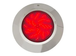 Foco Piscina Superficie LED RGBW Sumergible 12V DC IP68 Acero Inoxidable 24W RGBW