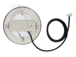 Foco Piscina Superficie LED RGBW Sumergible 12V DC IP68 Acero Inoxidable 35W No RGBW