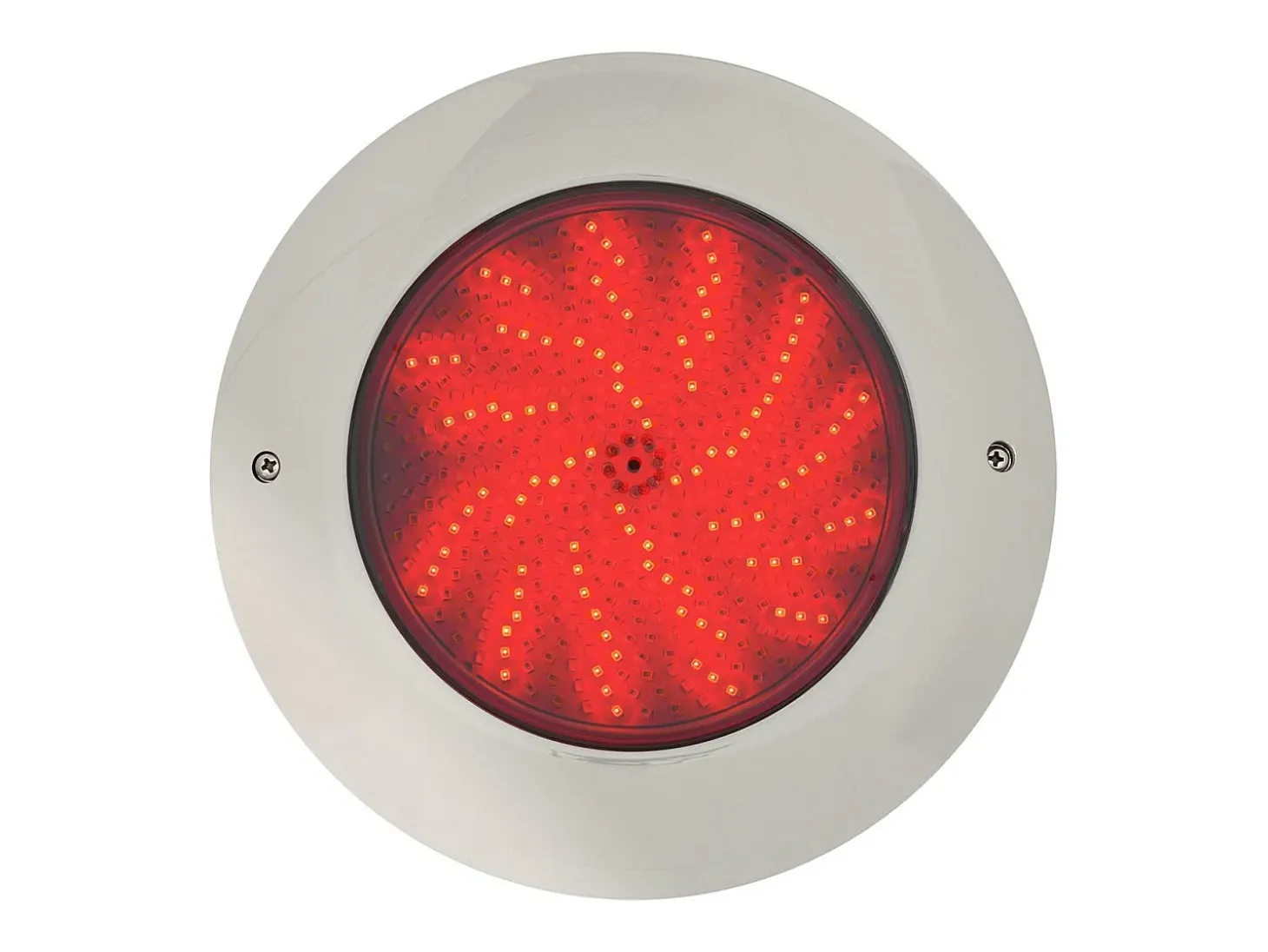 Foco Piscina Superficie LED RGBW Sumergible 12V DC IP68 Acero Inoxidable 35W No RGBW