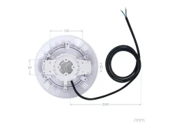 Foco Piscina Superficie LED Sumergible 12V AC/DC IP68 20W 6000K Blanco Frío