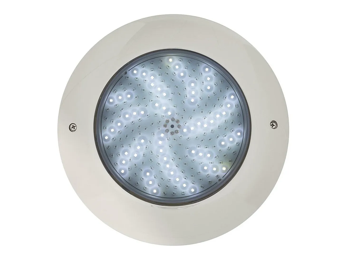 Foco Piscina Superficie LED RGBW Sumergible 12V DC IP68 Acero Inoxidable 20W No RGBW