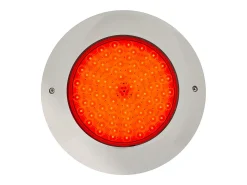 Foco Piscina Superficie LED RGB Sumergible 12V AC IP68 Acero Inoxidable 20W Sí RGB