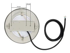 Foco Piscina Superficie LED RGB Sumergible 12V AC IP68 Acero Inoxidable 35W No RGB