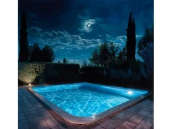 Foco Piscina Superficie LED Sumergible 12V AC/DC Acero Inoxidable IP68 35W 6000K Blanco Frío