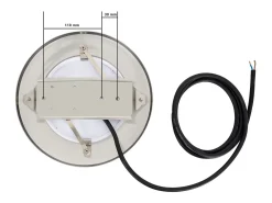Foco Piscina Superficie LED Sumergible 12V AC/DC Acero Inoxidable IP68 35W 6000K Blanco Frío