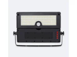 Foco Proyector LED Solar 10W IP54 con Sensor de Movimiento PIR y Crepuscular 4000K Blanco Neutro