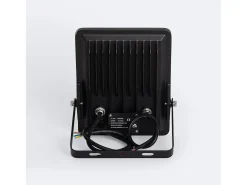 Foco Proyector LED 50W Regulable 0-10V 170 lm/W IP65 ELEGANCE Slim PRO Negro 3000K 120º Blanco Cálido