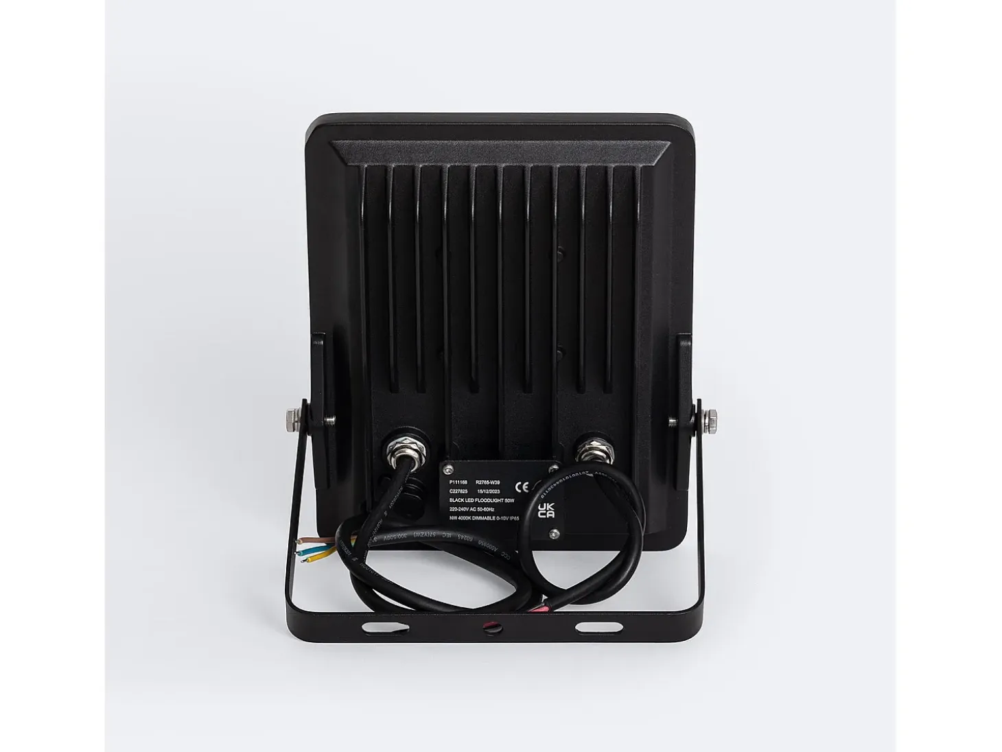 Foco Proyector LED 50W Regulable 0-10V 170 lm/W IP65 ELEGANCE Slim PRO Negro 3000K 30º Blanco Cálido