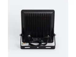 Foco Proyector LED 100W Regulable 0-10V 170 lm/W IP65 ELEGANCE Slim PRO Negro 3000K Asimétrica 120ºx50º Blanco Cálido