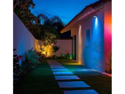 Foco Proyector LED 20W RGBW con Mando IR IP65 Blanco RGB