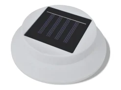 Foco solar blanco para vallas de jardín, 6 unidades ES698927