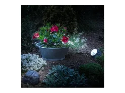 Foco solar de poliresina - GALIX - Rocher - 10 lúmenes - Marrón - LED