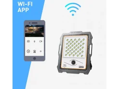 Foco solar Lighthouse LED 100W de 2000 lúmenes cámara wi-fi Conspicio M