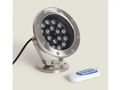 Foco Sumergible LED RGB 18W Superficie 12V DC IP68 RGB