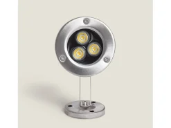 Foco Sumergible LED 3W Superficie 12V DC IP68 3000K Blanco Cálido