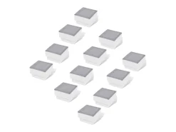 Focos empotrables LED 12 uds 100x100x68 mm ES779275