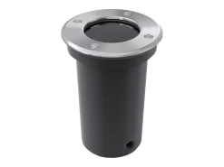 Focos LED empotrables de suelo de jardín redondos 3 uds ES246707