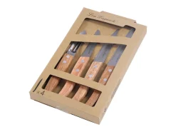 Forest - Juego de 4 cuchillo Essentiel Madera natural