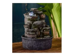 Fuente de resina natural Satya