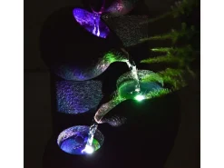 Fuente de resina Zen con LED Luba