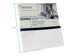 Funda Almohada Dermis Blanco Individual Antiácaros Impermeable 70 cm