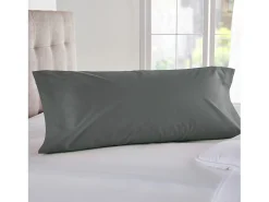 Funda almohada 90x45cm | PIKOLIN HOME | 100% Algodón | Gris