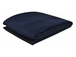 Funda color azúl marino para sofá de micro-gamuza, 140 x 210 cm ES619081