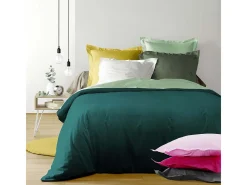 Funda de Almohada Blanca "Lina" 63x63cm con Volante Plano 100% Algodón Oeko-Tex
