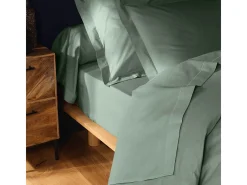 Funda de Almohada "Lina" 100% Algodón 50x70cm Salvia