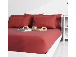 Funda de almohada lisa 63x63 cm ZZZ rojo