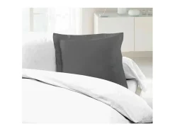 Funda de almohada Lovely Home Gris Gris oscuro 63 x 63 cm