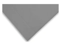 Funda de almohada percal de algodón 65x65 cm gris CAMILLE, por Songe de Camille