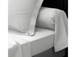 Funda de almohada "Percaline" 50x70cm Blanco Percal 100% Algodón