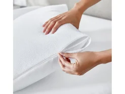 Funda de Almohada 70x40cm| PIKOLIN HOME| Rizo| Aloe Vera| Impermeable