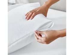 Funda de Almohada 135x40cm| PIKOLIN HOME| Rizo| Aloe Vera| Impermeable