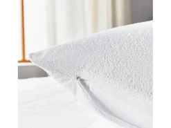 Funda de Almohada 105x40cm| PIKOLIN HOME| Rizo| Aloe Vera| Impermeable