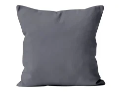 Funda de cojín 60x60 cm ALIX gris, por Soleil d'ocre
